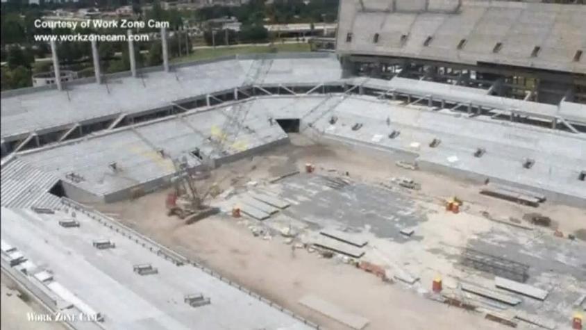 [VIDEO] Timelapse muestra la reconstrucción del Estadio Orlando Citrus Bowl en Florida