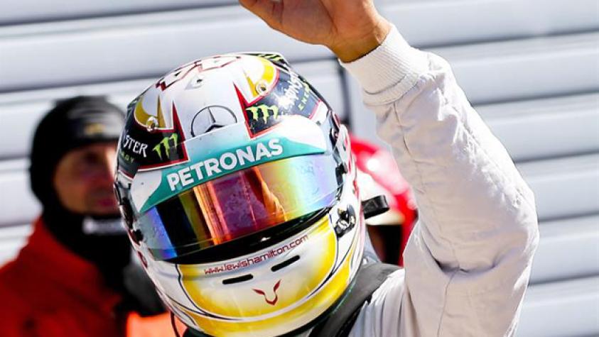 Lewis Hamilton logra la 'pole' en GP de Bélgica