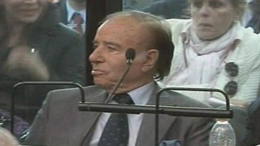 Carlos Menem no se presentó al juicio por encubrimiento del atentado contra la AMIA