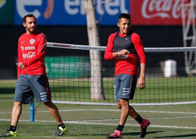 La "Roja" continúa con sus entrenamientos de cara al amistoso con Paraguay