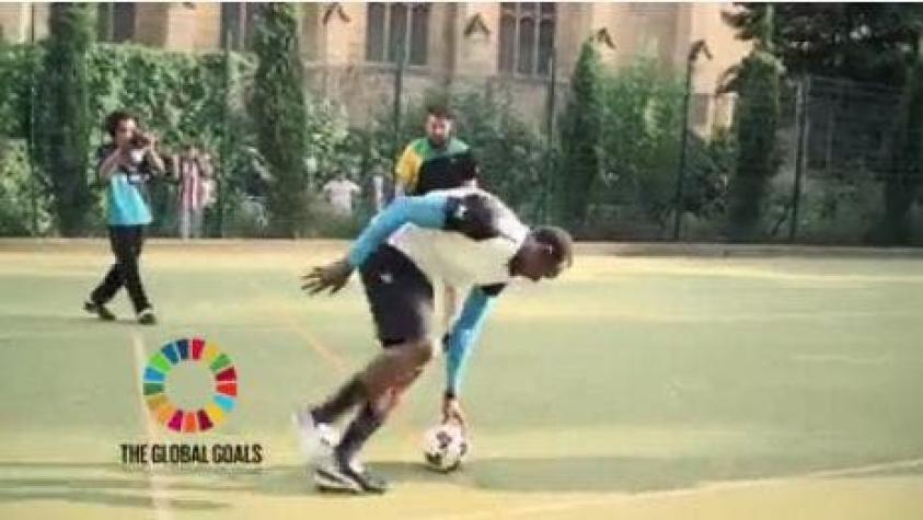[VIDEO] Usain Bolt también se atrevió con el desafío "Dizzy Goals Challenge"
