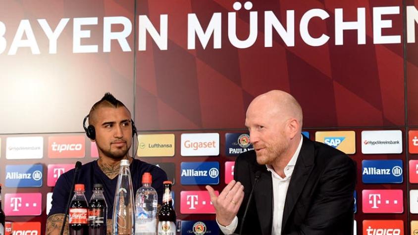 Director deportivo del Bayern Münich pedirá explicaciones a Arturo Vidal