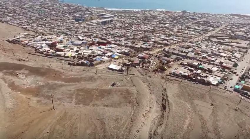 [VIDEO] Tocopilla después del aluvión: Así se ve zona de alto riego desde un dron