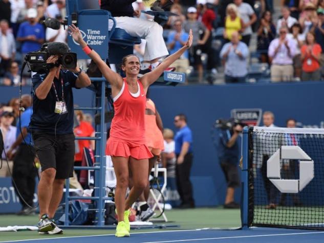 Serena Williams no logrará el "Grand Slam" y habrá inédita final italiana en el US Open