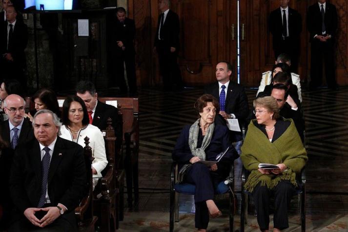 [VIDEO] Presidenta Bachelet y autoridades de gobierno asisten a Te Deum Evangélico