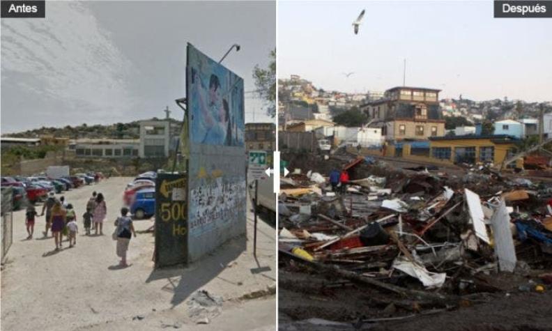 [INTERACTIVO] El antes y después de algunos lugares afectados por el terremoto