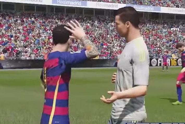 [VIDEO] La discusión entre Messi y Cristiano Ronaldo en el FIFA 16