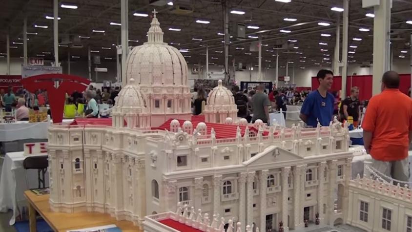 [VIDEO] Sacerdote recrea el Vaticano con miles de piezas de Lego