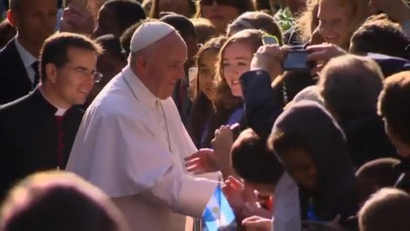 El papa Francisco se reunió con víctimas de abusos sexuales en Filadelfia