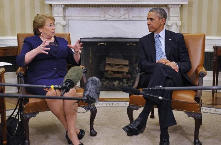 Obama y Bachelet discuten sobre necesidad de avanzar en acuerdo transpacífico