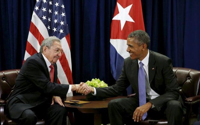 Obama y Raúl Castro inician reunión en la sede de la ONU