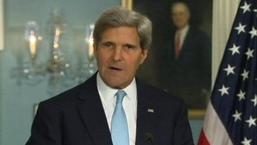 Kerry dice que el apoyo militar de Rusia a Siria es contraproducente