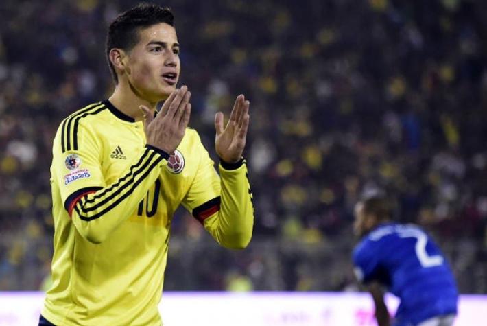 Real Madrid quiere impedir la presencia del colombiano James Rodríguez ante Chile