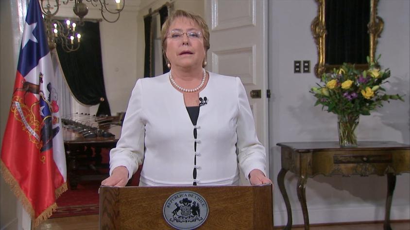 Bachelet anuncia presupuesto con un crecimiento de 4,4% en medio de adverso escenario económico