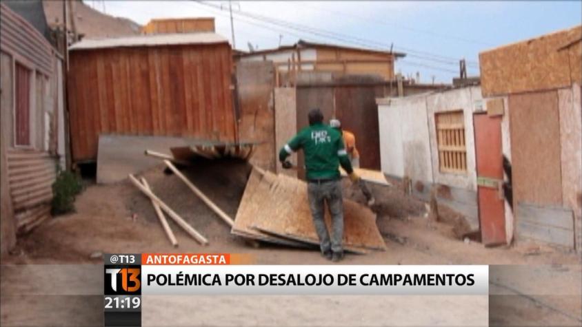 Molestia en campamentos de Antofagasta por plan de desalojo