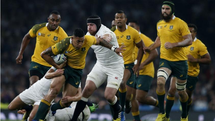 Rugby: Australia vence a Inglaterra y lo elimina de su propio mundial