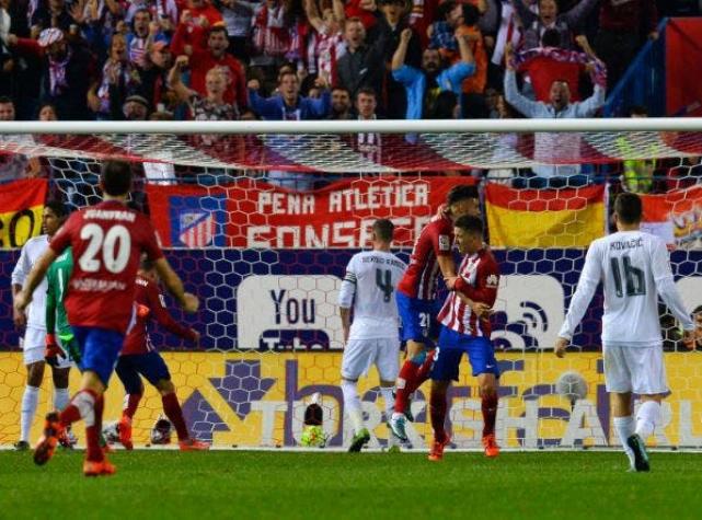 Atlético empata 1-1 con el Real Madrid e impide su liderato