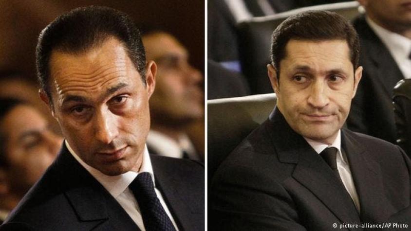 Egipto: hijos de Mubarak quedan en libertad