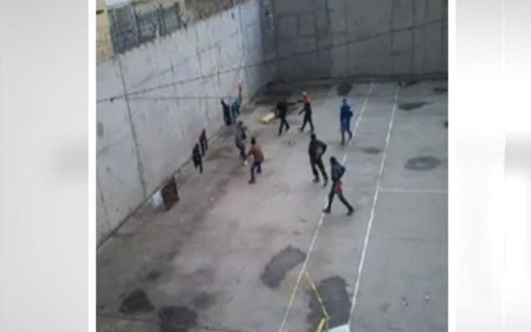 [VIDEO] Registran pelea con sables al interior de cárcel de Rancagua