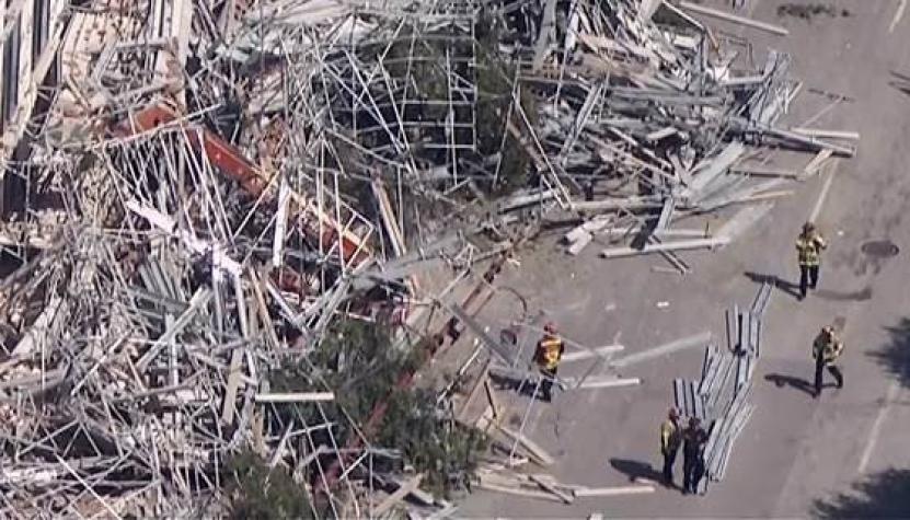 EEUU: Edificio colapsa y causa múltiples heridos en Houston