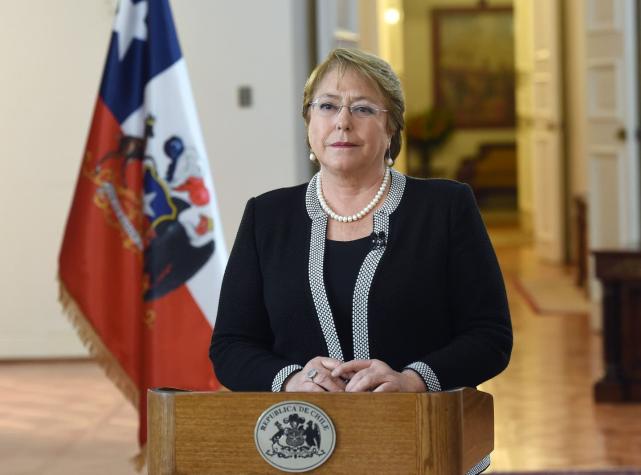 Bachelet: "La colusión no es algo aceptable en nuestro país"