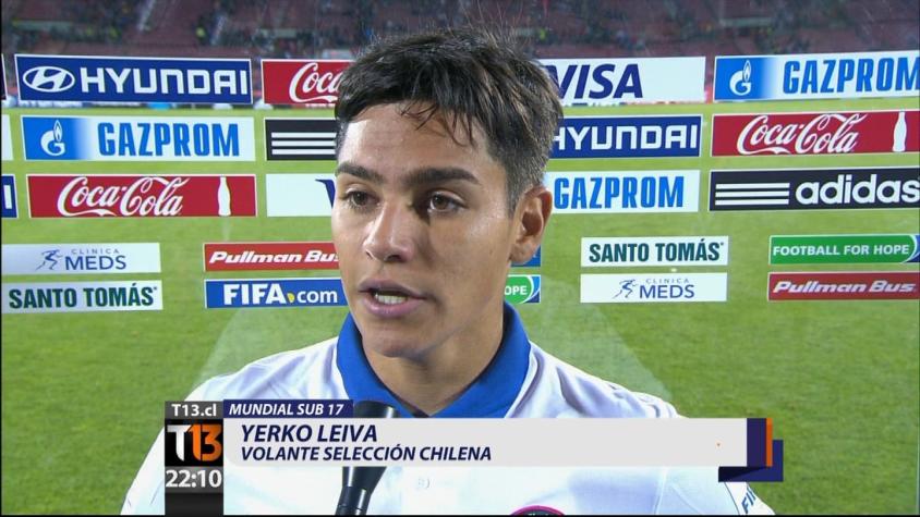 [VIDEO] Yerko Leiva, volante selección chilena Sub17: "Somos unos luchadores, unos guerreros"