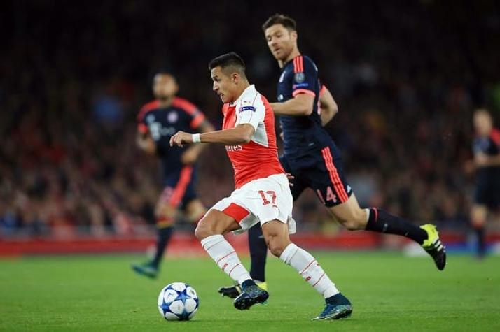 Arsenal de Alexis Sánchez vence al Bayern Munich de Vidal por Champions League