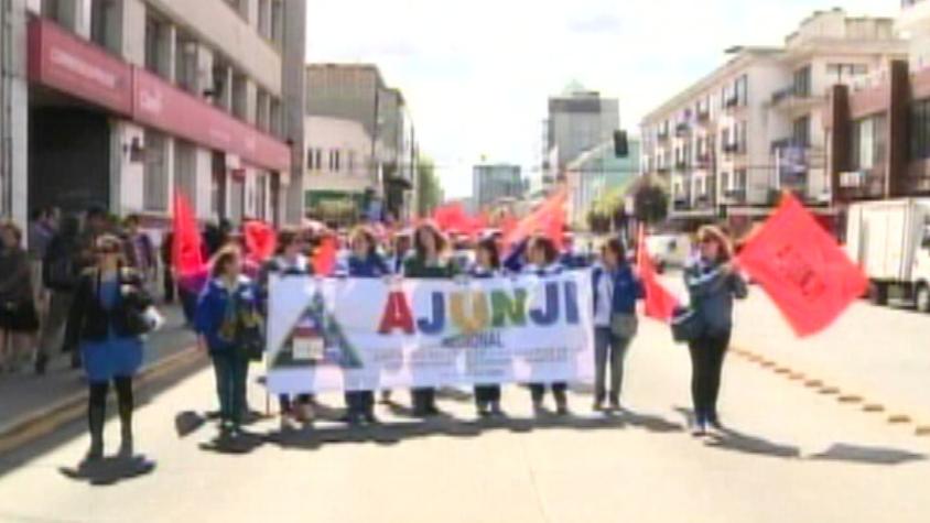 Con un 95% de adhesión se inició paro de la Junji en Concepción