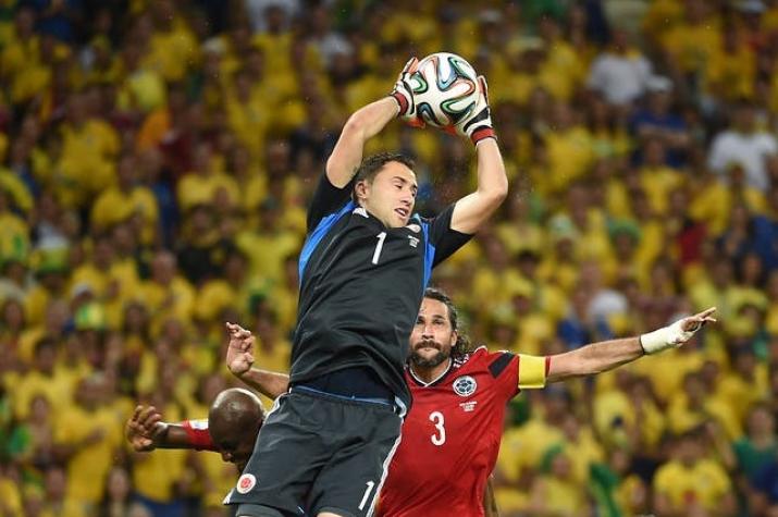 David Ospina es duda en Colombia para duelo con la "Roja"
