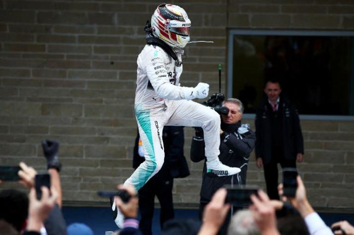 Lewis Hamilton gana en Texas y se consagra tricampeón mundial de Fórmula 1