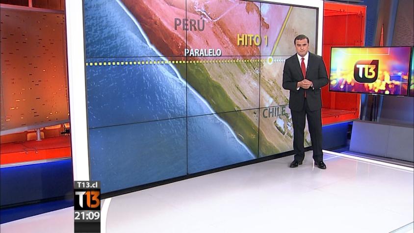 Ramón Ulloa explica el hito divisorio con Perú