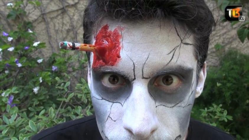 [VIDEO] 3 maquillajes caseros para verte aterrador en Halloween
