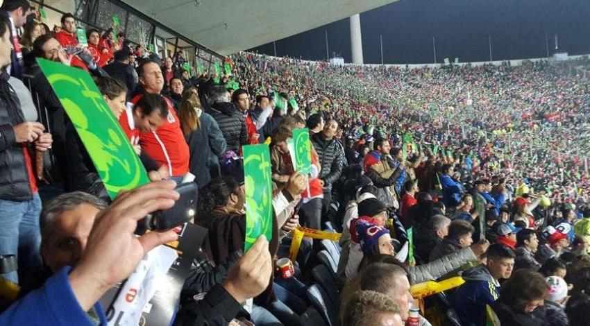 La Tarjeta Verde volverá al Estadio Nacional para partido Chile-Colombia