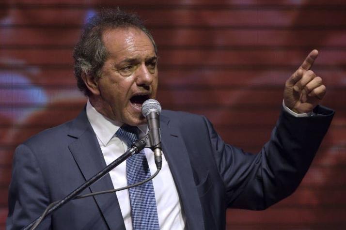 Daniel Scioli pide a los argentinos que "no tomen riesgos" con Macri