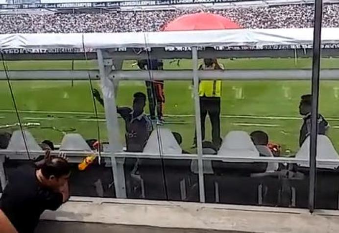La furiosa reacción de Gonzalo Espinoza tras ser provocado por los hinchas de Colo Colo