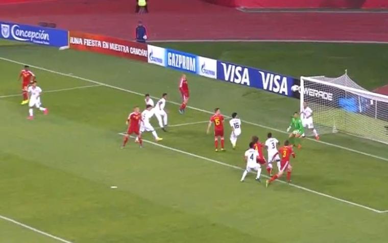 [VIDEO] El travesaño evita la apertura de la cuenta de Bélgica ante Costa Rica en el Mundial Sub 17