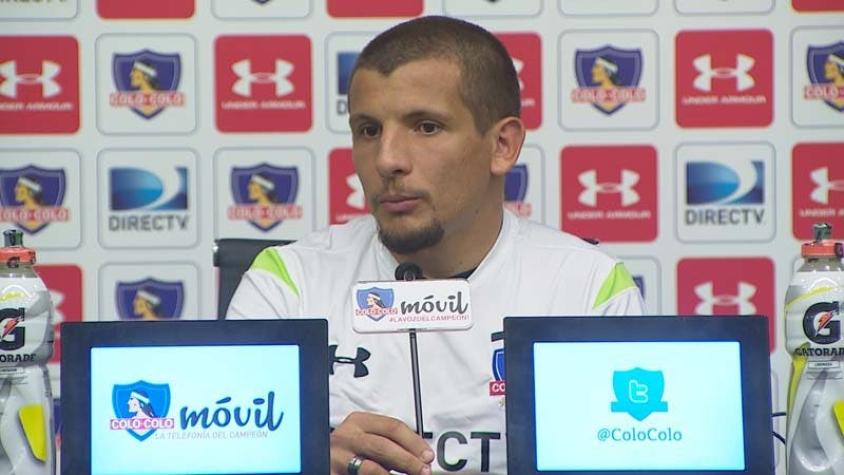 [VIDEO] Emiliano Vecchio ya palpita una eventual final con la "U" por Copa Chile