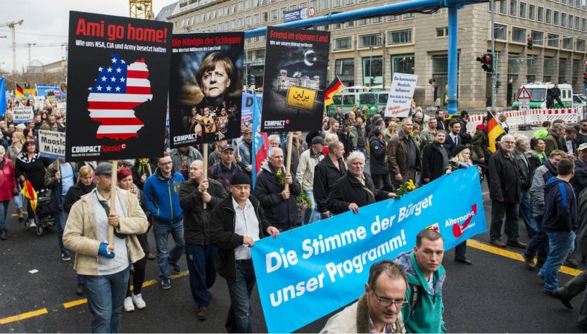 Berlín: Más de 5.000 personas participan en manifestación antirrefugiados