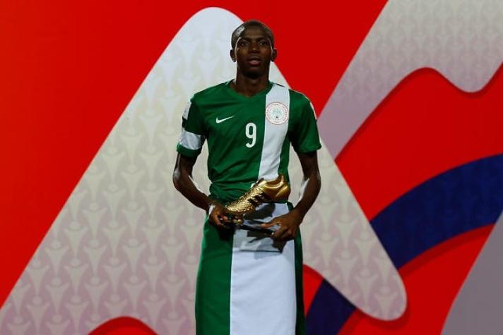 El delantero de Nigeria que entró en la historia de los Mundiales Sub 17