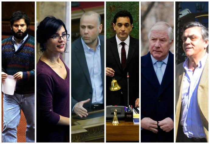 Diez figuras de la política que algún día lideraron la FECH