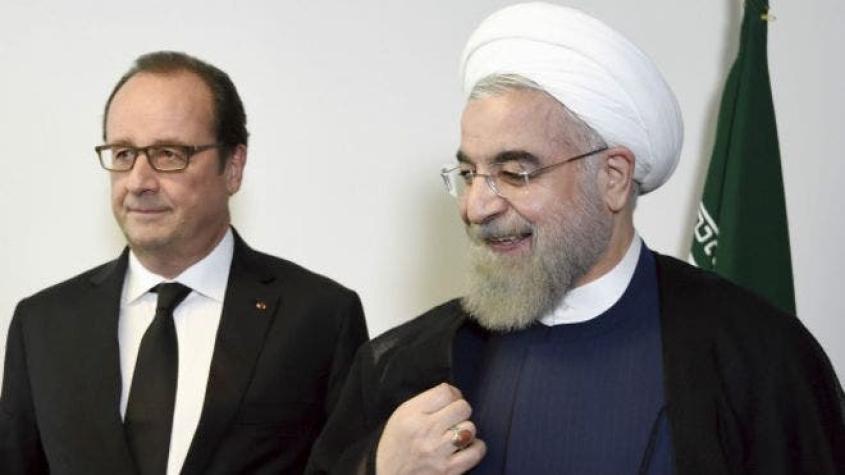 Ni programa nuclear, ni Siria: el vino en la cena divide a los presidentes de Francia e Irán