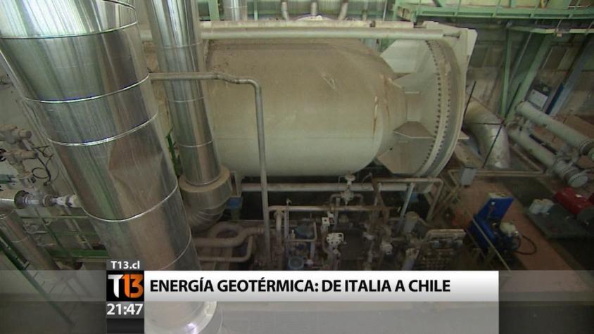 Energía geotérmica: Una solución que llega desde Italia a Chile