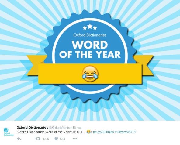 El emoji que se transformó en "la palabra del año" para Oxford