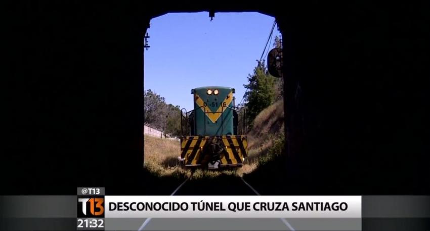 [VIDEO] Desconocido túnel que cruza Santiago