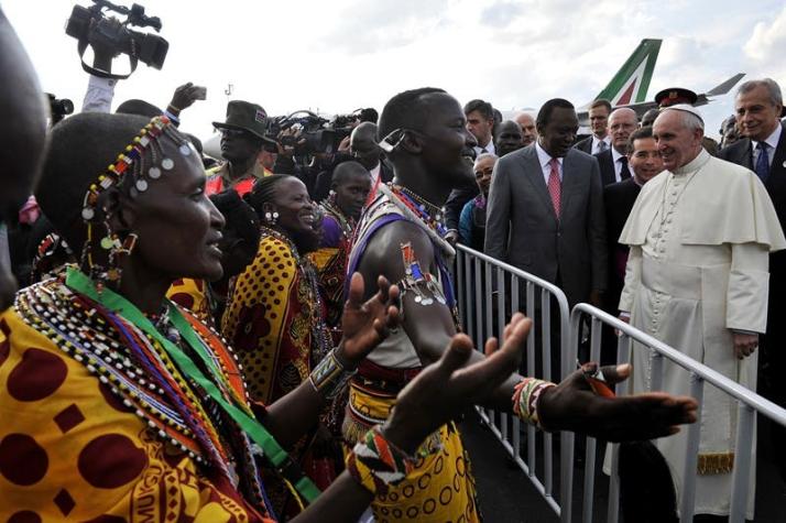 El Papa Francisco inicia en Kenia su primera gira por África
