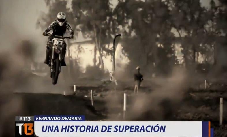 [VIDEO] La historia de superación del motoclista Fernando Demaria
