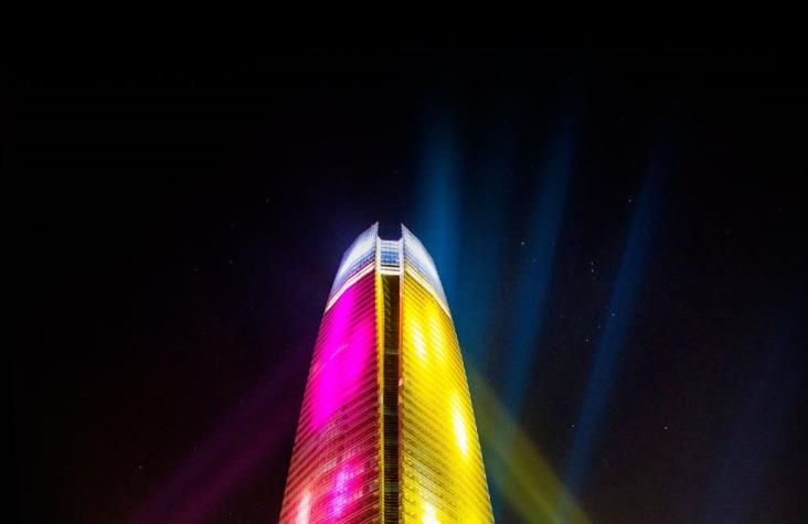 Torre del Costanera Center ofrecerá un espectacular show de luces de Navidad