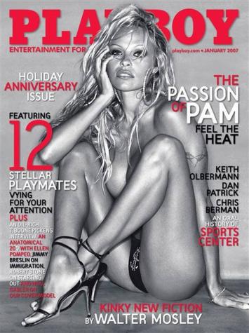 Pamela Anderson será la portada del último número de Playboy con desnudos