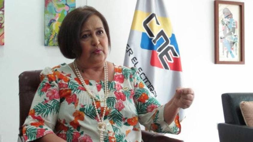 Presidenta del CNE de Venezuela: "Cuando ha habido ventajismo, lo hemos regulado"