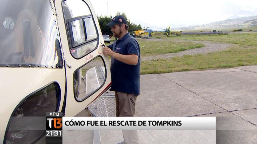 Piloto detalla cómo fue el rescate de Douglas Tompkins